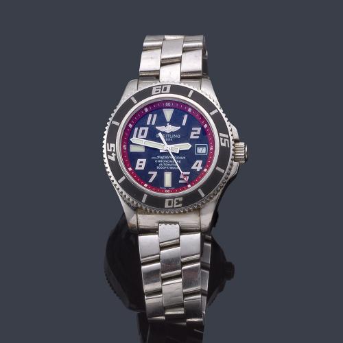  BREITLING Superocean ref. A17364 de caballero con caja y brazalete en acero.