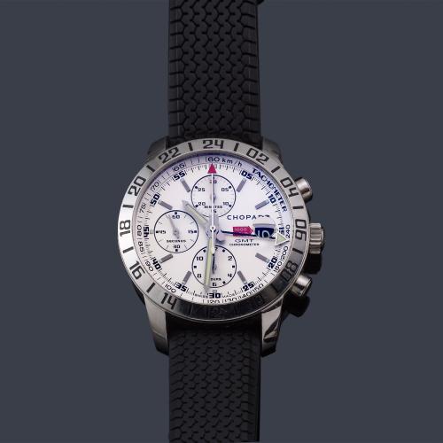  CHOPARD Mille Miglia Chronograph GMT ref. 8992 de caballero con caja en acero.