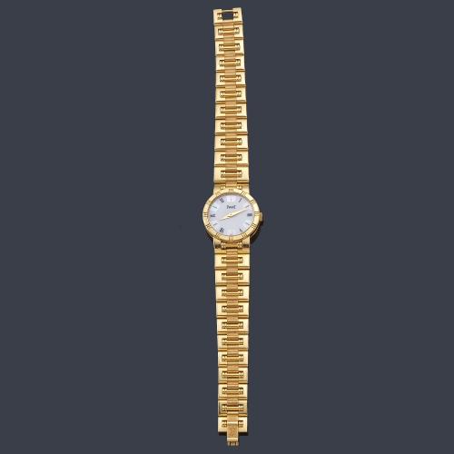  PIAGET ref. 80563 K81 de señora con caja y brazalete en oro amarillo de 18 K.