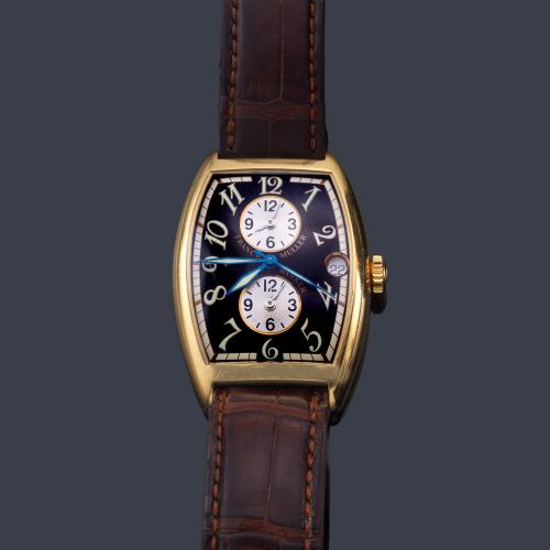  FRANCK MULLER Master Banker ref. 2852 MB de señora con caja en oro amarillo de 18 K.