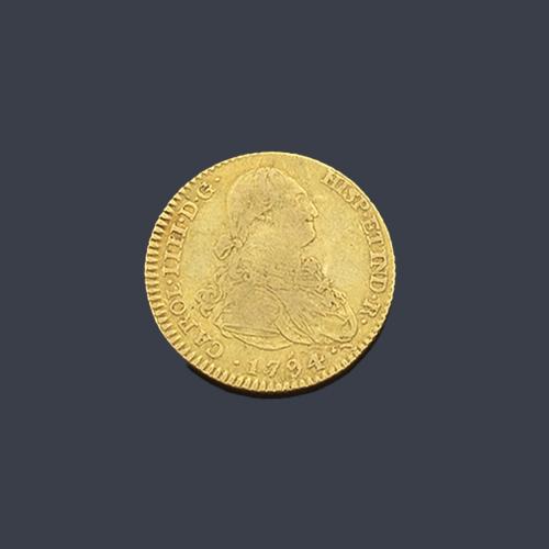  Carlos IV 2 escudos Madrid 1794 MF