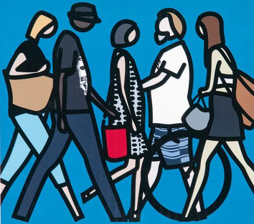 Lote 0481
JULIAN OPIE - Walking in Melbourne 1