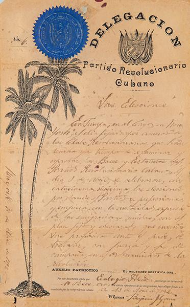 Lote 0492
DOCUMENTACIÓN DE ÉPOCA - José Martí