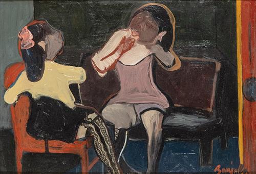 Lote 0534
JUAN BARJOLA - Conversación