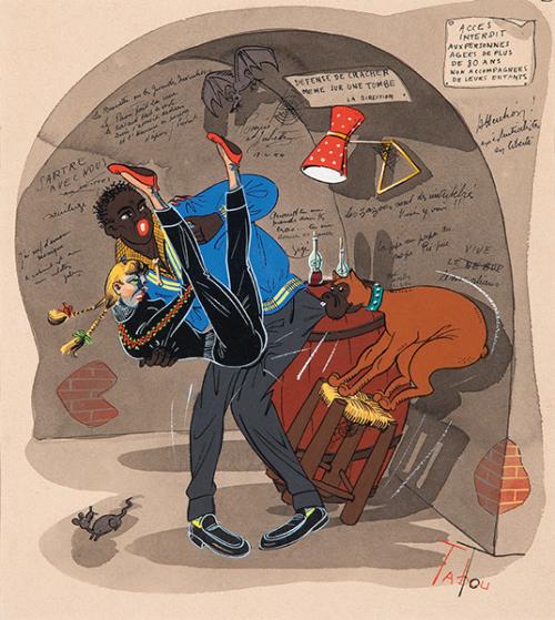 Lote 0551
ESCUELA FRANCESA S. XX - Club de Jazz