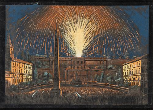 Lote 0584
ESCUELA ITALIANA S. XX - PLaza del Popolo