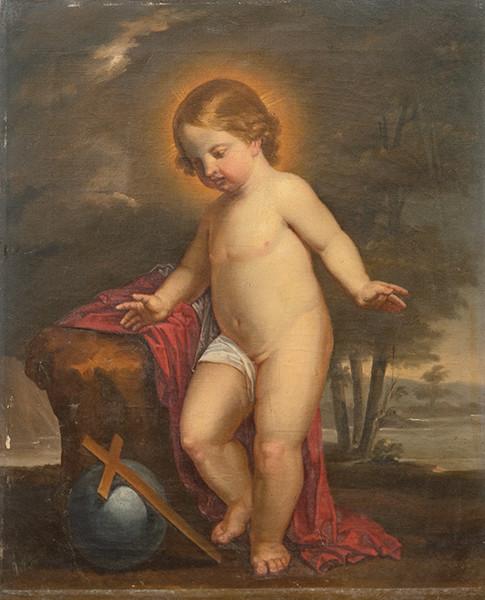  ESCUELA ESPAÑOLA FNS. S. XVIII - Niño Jesús Redentor