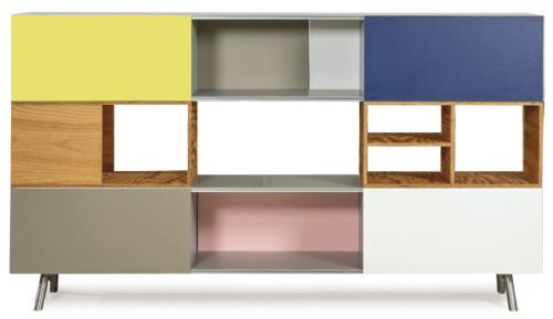  Maarten Van Severen (1956-2005) para Vitra (2005)
Aparador Kast de 3 alturas