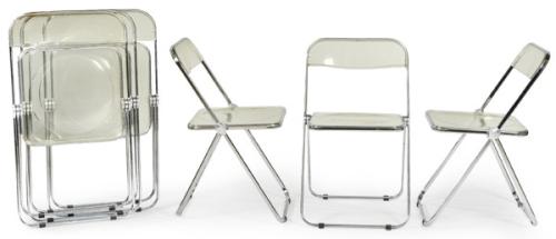  Giancarlo Piretti (Bolonia, 1940) para Castelli 1967
Conjunto de 6 sillas modelo Plia