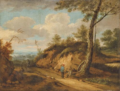 Lote 0112
COPIA DE THOMAS GAINSBOROUGH S.XIX - Descanso en el camino