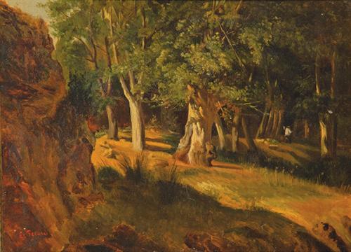 Lote 0153
ENRIQUE FERAU Y ALSINA - Pareja de paisajes