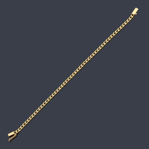  Pulsera de oro amarillo de 18K.