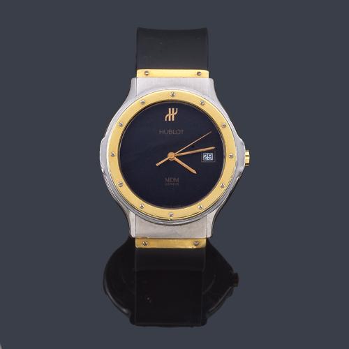  HUBLOT Clásico ref. 1521.100.2 modelo caballero con caja en acero y oro de 18 K.