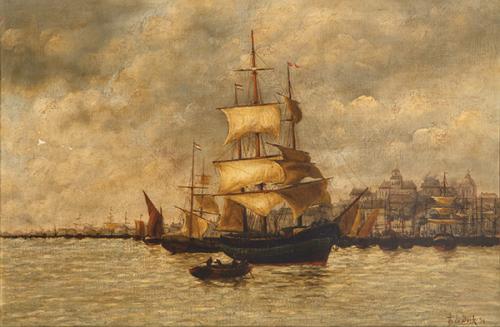 Lote 0200
THÉOPHILE DE BLOCK - Marina