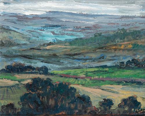 Lote 0313
ESCUELA ESPAÑOLA S. XX - Paisaje