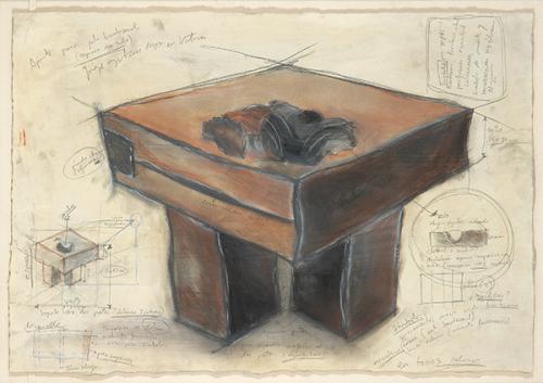 Lote 0443
JORGE GIRBAU - Apunte para Pila Bautismal