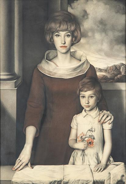 Lote 0548
CLAUDIO BRAVO - Madre e hija