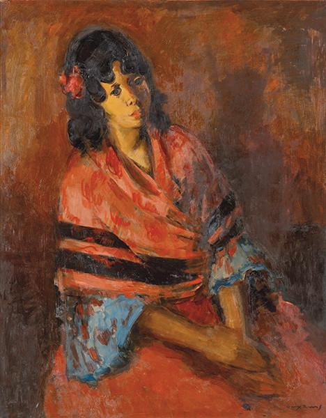 Lote 0582
PERE CREIXAMS - Gitane en rouge