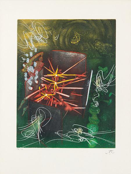 Lote 0653
ROBERTO MATTA - Nous ne sommes pas au monde (Une saison en enfer nº 4)