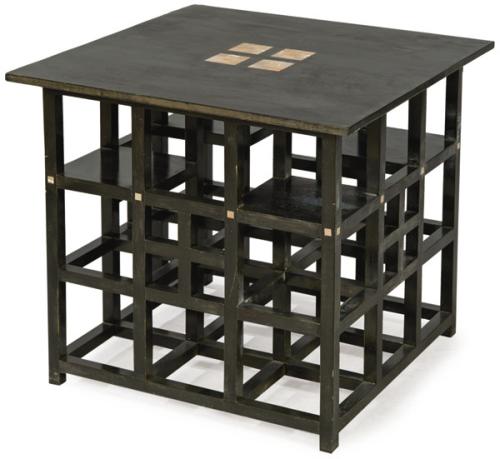  Charles Rennie MACKINTOSH (1868-1928) para BD Barcelona
Mesa de centro cuadrada, Hill House, Helensburgh (1902