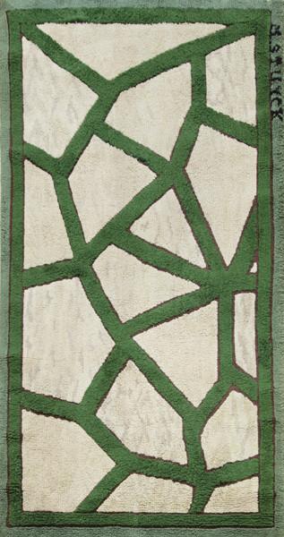 Lote 1446
Alfombra española en lana con diseño contemporaneo de Miguel Stuyck firmada M. Stuyck.