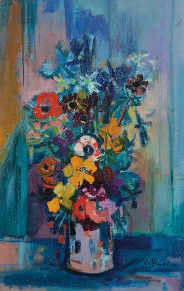 Lote 0307
JOSÉ PALMEIRO - Jarrón de flores