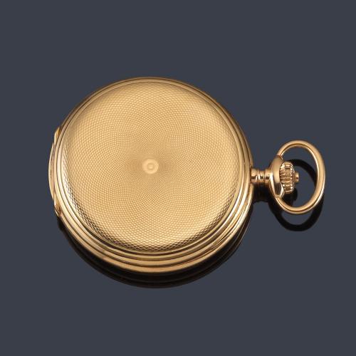 Lote 2541
ULYSSE NARDIN ref. B2431, reloj saboneta con caja en oro amarillo de 18 K.