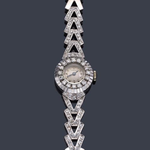 Lote 2560
Reloj joya con brillantes. OMEGA
