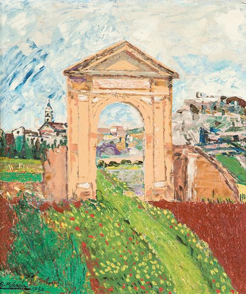 Lote 0332
BENJAMÍN PALENCIA - Puerta de Madrid. Alcalá de Henares