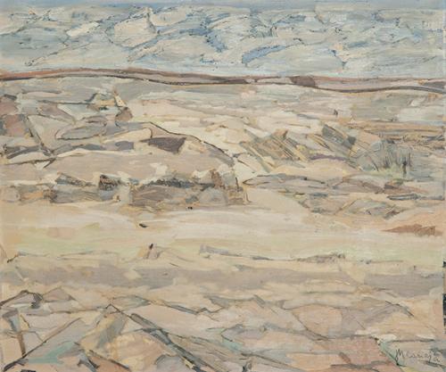 Lote 0337
MANUEL DÍAZ CANEJA - Paisaje de campo alto