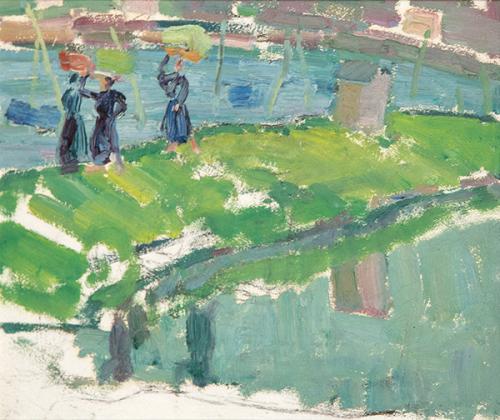 Lote 0351
DANIEL VÁZQUEZ DÍAZ - Lavanderas