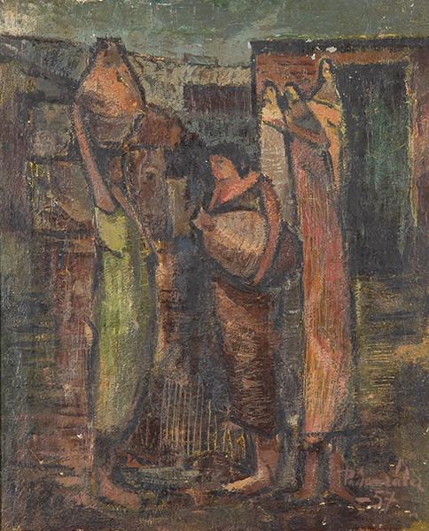 Lote 0486
PEDRO GONZÁLEZ - Charladoras