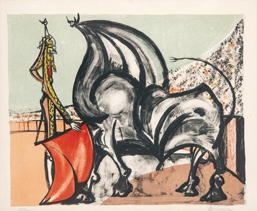 Lote 0539
OSCAR DOMINGUEZ - Hommage à Manolete