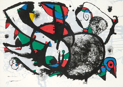 Lote 0597
JOAN MIRÓ - Hommage à Masson