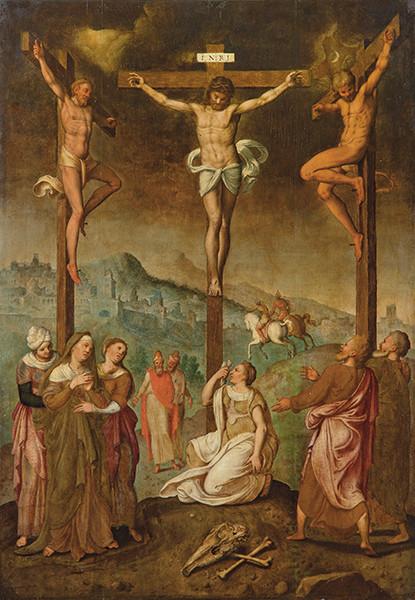 Lote 0055
ESCUELA FLAMENCA S. XVI - Calvario