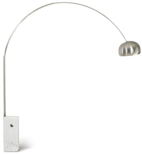 Lote 1301
Achille y Pier Giacomo Castiglioni Para FLOS primera edición de 1962
Lámpara de pie de luz directa modelo Arco
