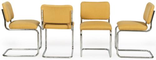 Lote 1321-A
Marcel Breuer (1902-1981) para Knoll
Conjunto de cuatro sillas (B32) modelo Cesca.