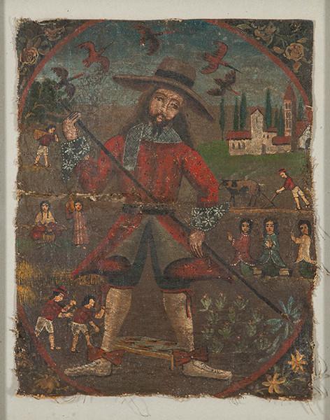 Lote 0093
ESCUELA CUZQUEÑA S. XVIII - San Isidro Labrador