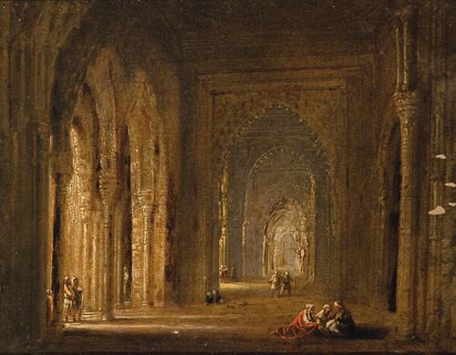 Lote 0097
GENARO PÉREZ VILLAAMIL - Interior del Alcázar de Sevilla?