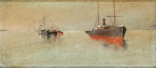  ESCUELA ESPAÑOLA S. XIX - Barcos