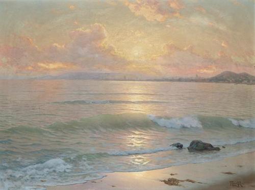  GUILLERMO GÓMEZ GIL - Marina al atardecer