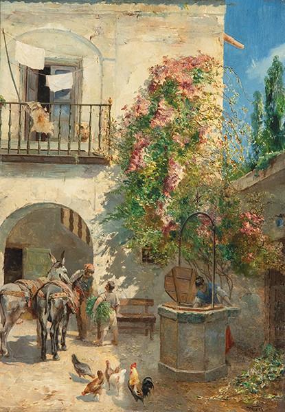  MANUEL WSSEL DE GUIMBARDA - Un alto en la posada