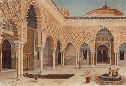  ENRIQUE ROLDÁN - Interior del Alcázar de Sevilla