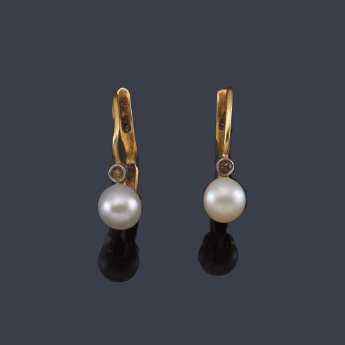  Pendientes con perlas