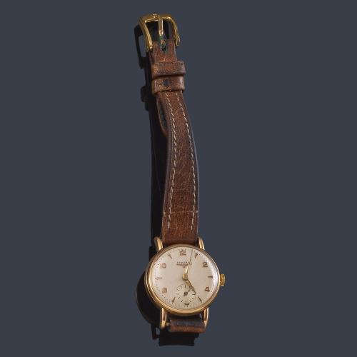  LONGINES de señora con caja en oro amarillo de 18 K.