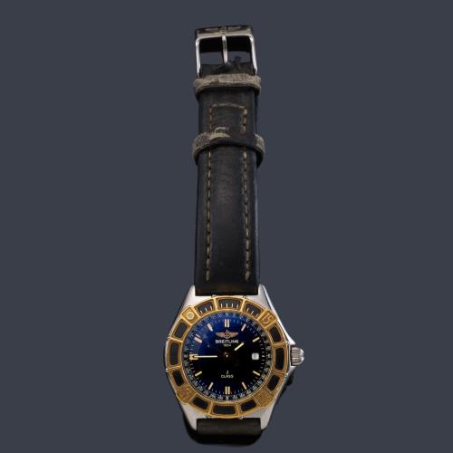 BREITLING Nº D52063 de señora con caja en acero y oro de 18 k. Con estuche original.