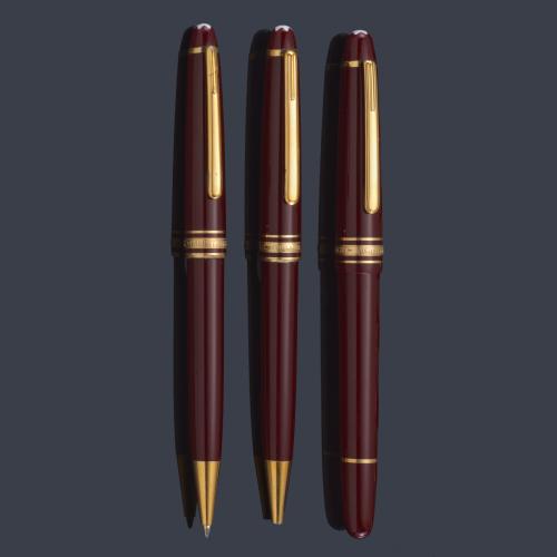  Bolígrafo, lapicero y pluma MONTBLANC Meisterstck, Alemania.