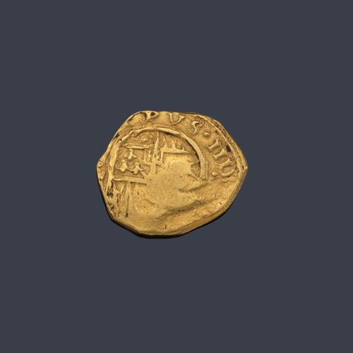  Moneda española en oro de 22 K.
