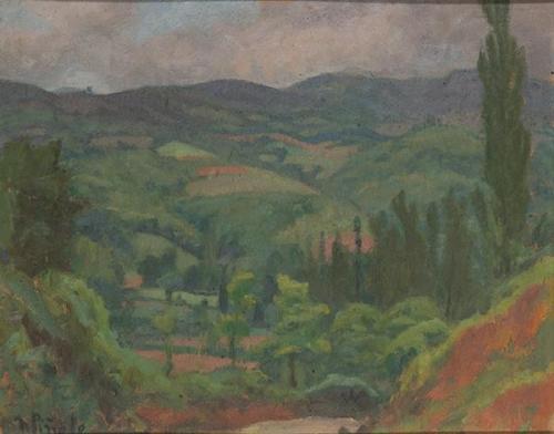  NICANOR PIÑOLE - Paisaje asturiano