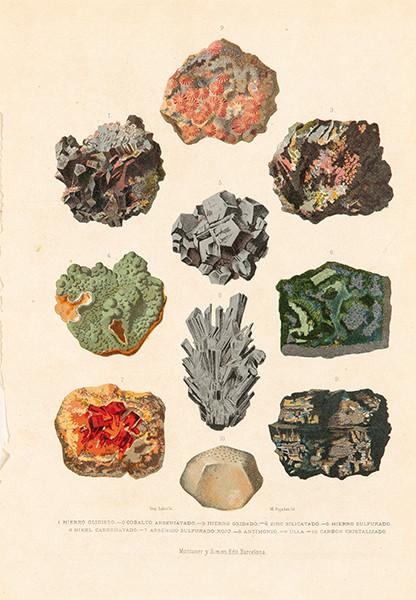 JUAN VILANOVA Y PIERA - Oro, plata y platinoHierro oligisto